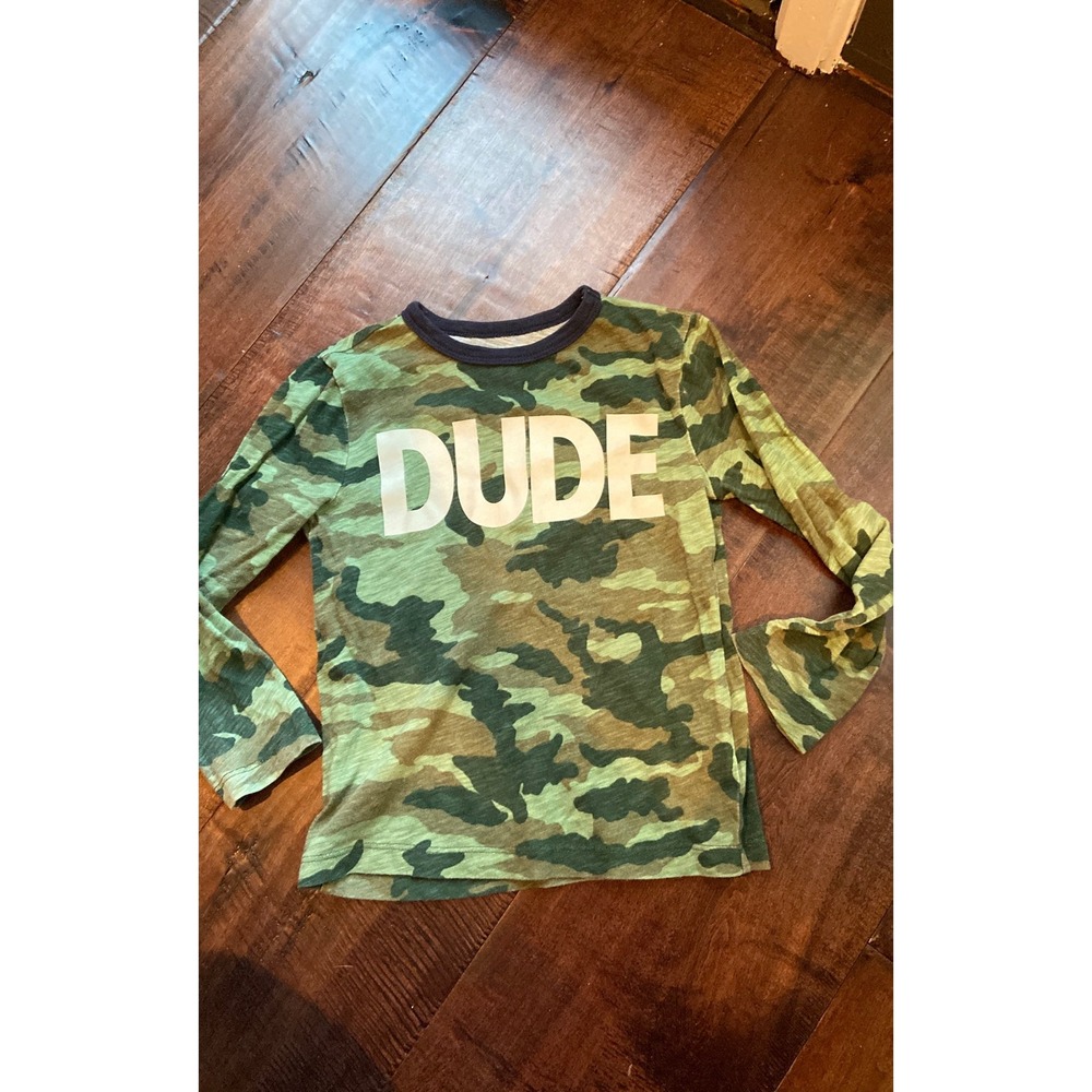 Crewcuts glow in the dark long sleeve shirt dude camo